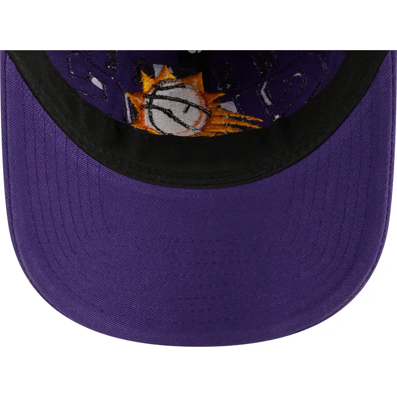 violette-verstellbare-curved-cap-9twenty-draft-edition-2023-der-phoenix-suns-nba-von-new-era