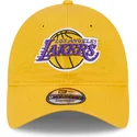 mutzen-gebogen-gelb-verstellbares-band-9twenty-draft-edition-2023-der-los-angeles-lakers-nba-von-new-era
