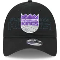 mutzen-gebogen-schwarz-verstellbares-band-9twenty-draft-edition-2023-der-sacramento-kings-nba-von-new-era