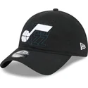 verstellbare-schwarze-9twenty-draft-edition-2023-kappe-mit-gebogenem-schirm-der-utah-jazz-nba-von-new-era