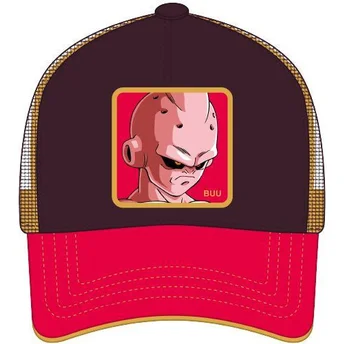 Capslab Kid Buu KID2 Dragon Ball Brown and Red Trucker Hat