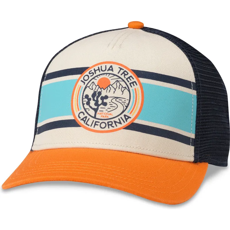 beige-marineblau-und-orangefarbene-trucker-snapback-kappe-joshua-tree-national-park-sinclair-von-american-needle