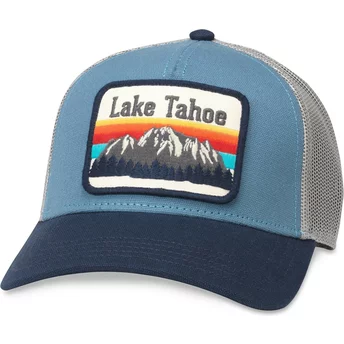 American Needle Lake Tahoe Valin Blue Snapback Trucker Hat