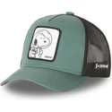 mutzen-gebogen-grun-snapback-snoopy-erdnusse-von-capslab