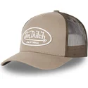 braune-verstellbare-trucker-kappe-lof-b3-von-von-dutch