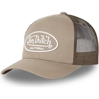 braune-verstellbare-trucker-kappe-lof-b3-von-von-dutch