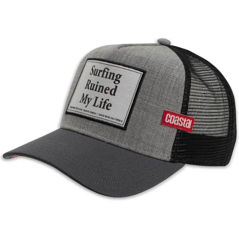 mutzen-gebogen-grau-snapback-von-coastal mutzen-gebogen-grau-snapback-von-coastal