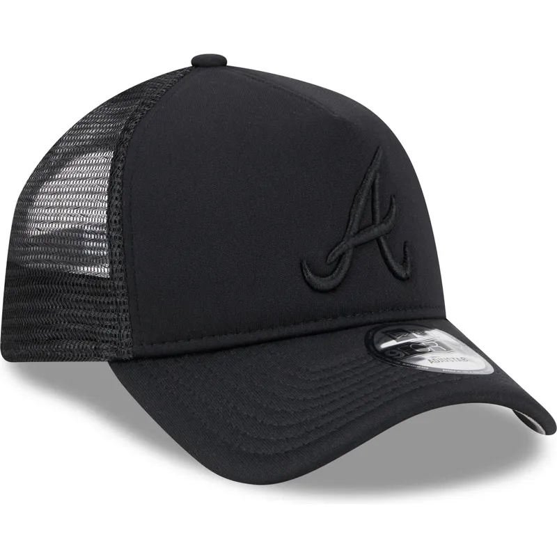 mutzen-gebogen-schwarz-snapback-9forty-a-frame-all-day-der-atlanta-braves-mlb-von-new-era mutzen-gebogen-schwarz-snapback-9forty-a-frame-all-day-der-atlanta-braves-mlb-von-new-era
