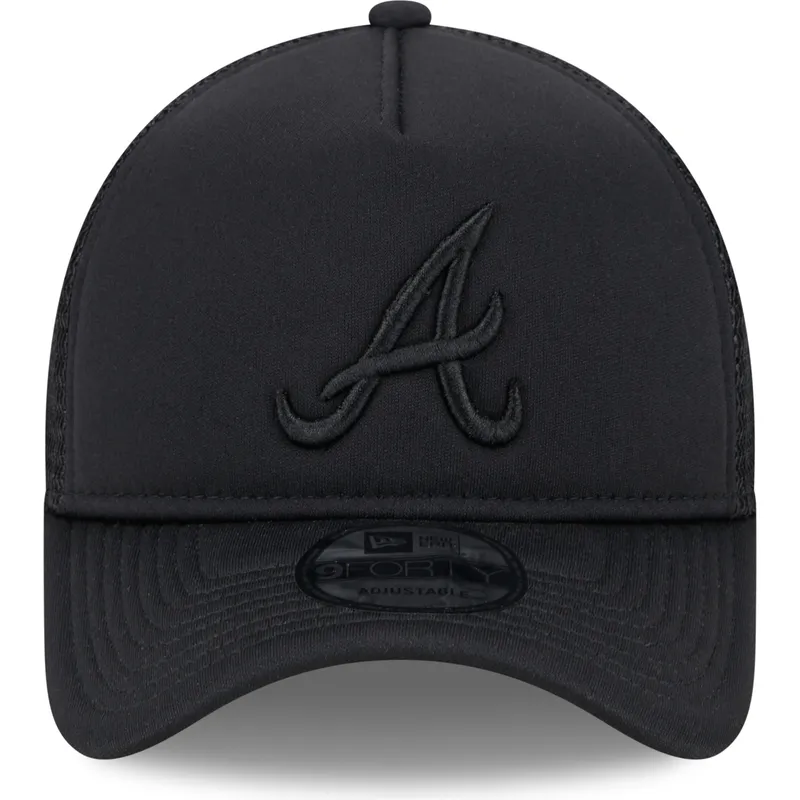 mutzen-gebogen-schwarz-snapback-9forty-a-frame-all-day-der-atlanta-braves-mlb-von-new-era mutzen-gebogen-schwarz-snapback-9forty-a-frame-all-day-der-atlanta-braves-mlb-von-new-era