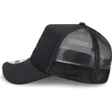 schwarze-trucker-kappe-mit-schwarzem-logo-9forty-a-frame-all-day-trucker-der-atlanta-braves-mlb-von-new-era