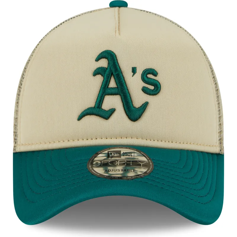 mutzen-gebogen-beige-snapback-9forty-a-frame-all-day-der-oakland-athletics-mlb-von-new-era mutzen-gebogen-beige-snapback-9forty-a-frame-all-day-der-oakland-athletics-mlb-von-new-era
