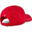 rote-verstellbare-curved-cap-mit-rotem-sptwr-style-logo-von-ferrari-formula-1-von-puma