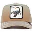 trucker-cap-beige-skorpion-deadly-get-over-here-the-farm-von-goorin-bros