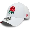 verstellbare-weisse-9forty-core-kappe-mit-gebogenem-schirm-von-england-rugby-rfu-von-new-era