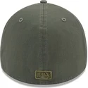 grune-gebogene-kappe-mit-grunem-logo-39thirty-league-essential-der-los-angeles-dodgers-mlb-von-new-era