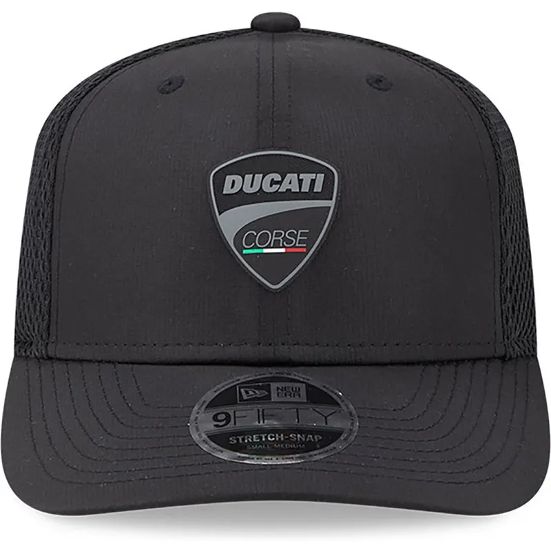 mutzen-gebogen-schwarz-snapback-9fifty-stretch-snap-ripstop-der-ducati-motor-motogp-von-new-era