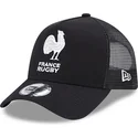 mutzen-gebogen-schwarz-snapback-a-frame-monochrome-der-french-rugby-federation-ffr-von-new-era