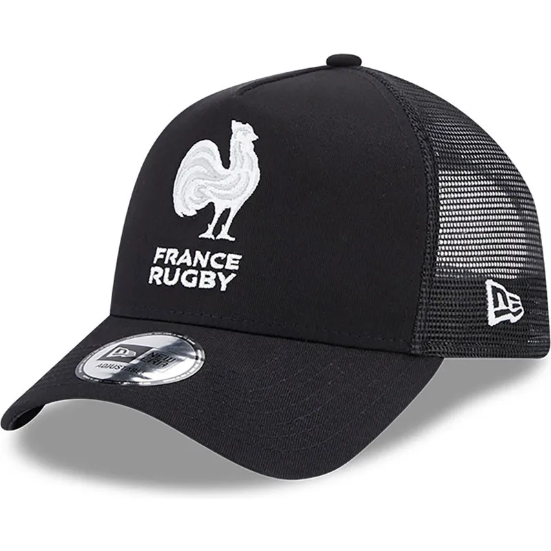 mutzen-gebogen-schwarz-snapback-a-frame-monochrome-der-french-rugby-federation-ffr-von-new-era