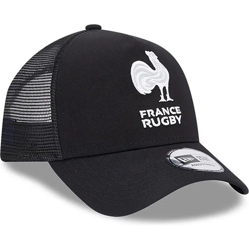 mutzen-gebogen-schwarz-snapback-a-frame-monochrome-der-french-rugby-federation-ffr-von-new-era