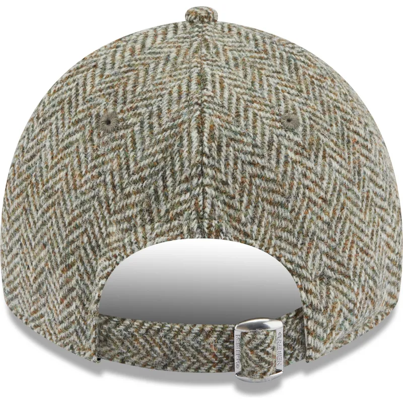 mutzen-gebogen-grau-verstellbares-band-9twenty-tweed-pack-der-new-york-yankees-mlb-von-new-era