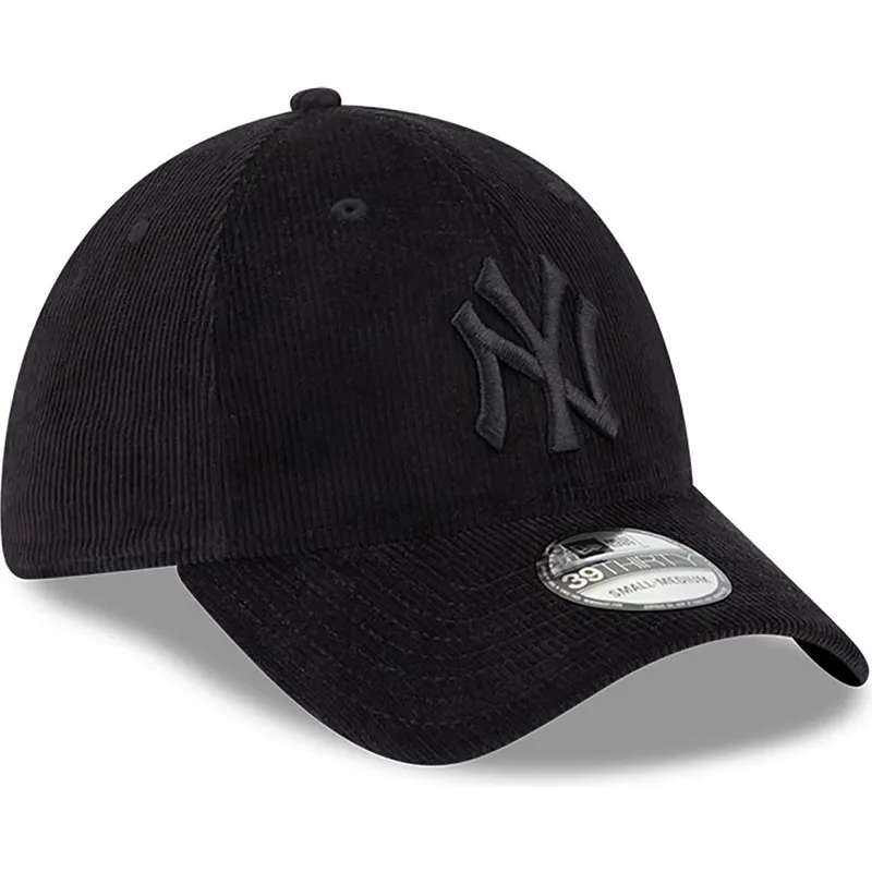 mutzen-gebogen-schwarz-angepasst-39thirty-cord-der-new-york-yankees-mlb-von-new-era