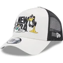 mutzen-gebogen-beige-snapback-a-frame-der-bugs-bunny-y-pato-lucas-looney-tunes-von-new-era