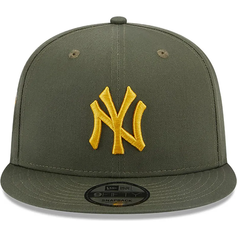 mutzen-flach-grun-snapback-9fifty-side-patch-der-new-york-yankees-mlb-von-new-era