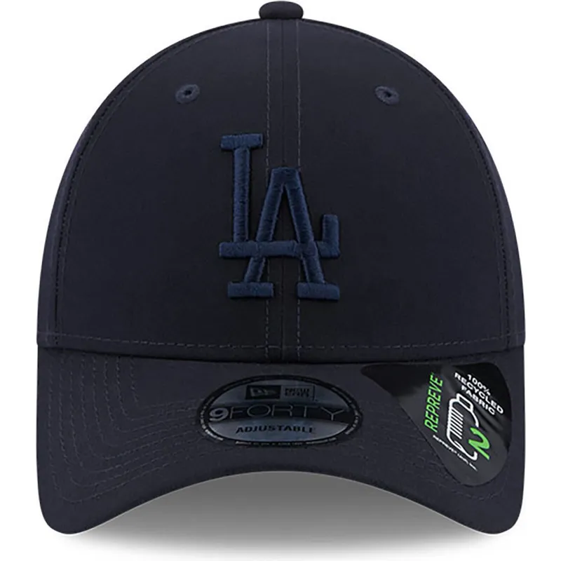 mutzen-gebogen-marineblau-verstellbares-band-9forty-repreve-der-los-angeles-dodgers-mlb-von-new-era