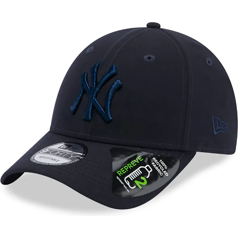 mutzen-gebogen-marineblau-verstellbares-band-9forty-repreve-der-new-york-yankees-mlb-von-new-era