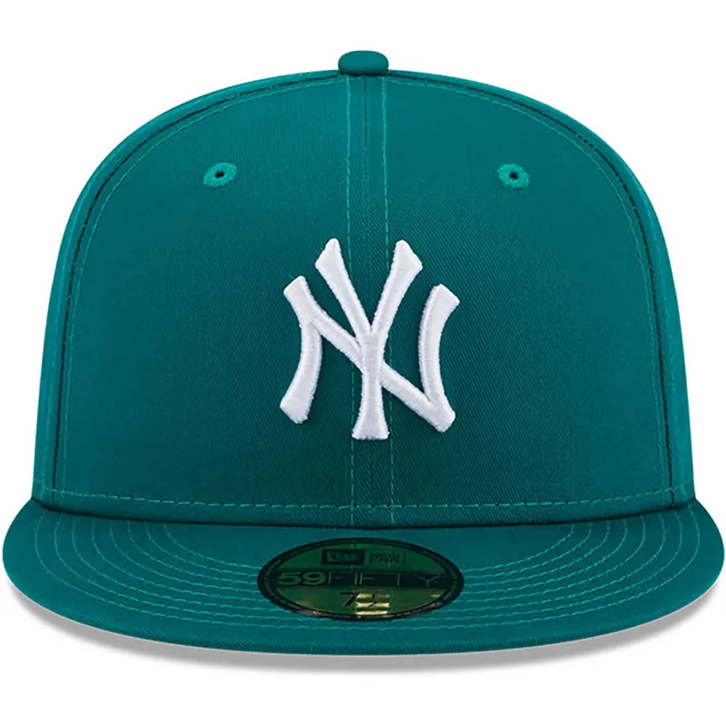 mutzen-flach-grun-angepasst-59fifty-league-essential-der-new-york-yankees-mlb-von-new-era