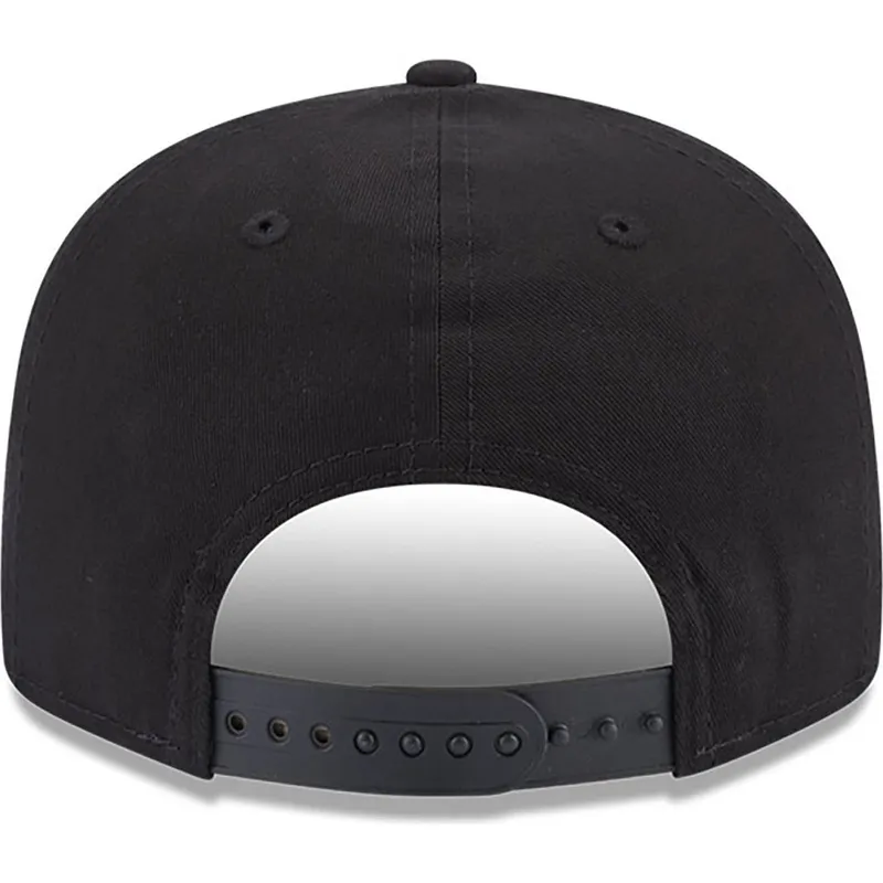 mutzen-flach-schwarz-snapback-marron-9fifty-league-essential-der-new-york-yankees-mlb-von-new-era