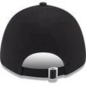 schwarze-gebogene-verstellbare-kappe-mit-braunem-logo-9forty-league-essential-der-new-york-yankees-mlb-von-new-era