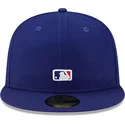 mutzen-flach-blau-angepasst-59fifty-reverse-der-los-angeles-dodgers-mlb-von-new-era