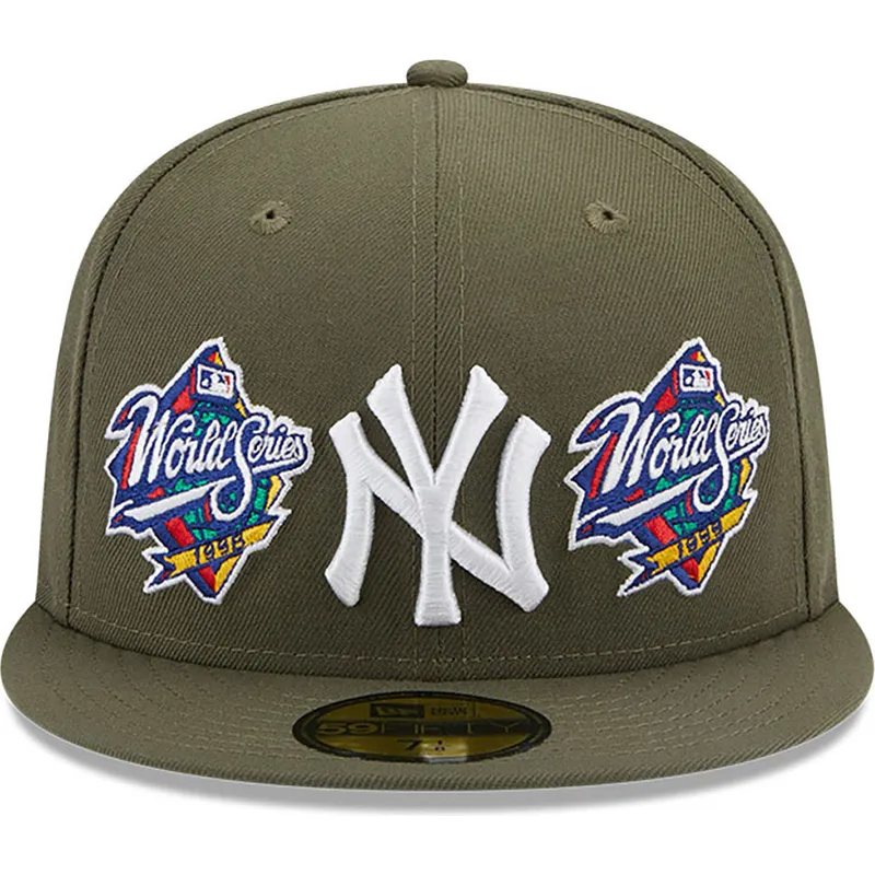 mutzen-flach-grun-angepasst-59fifty-world-series-der-new-york-yankees-mlb-von-new-era