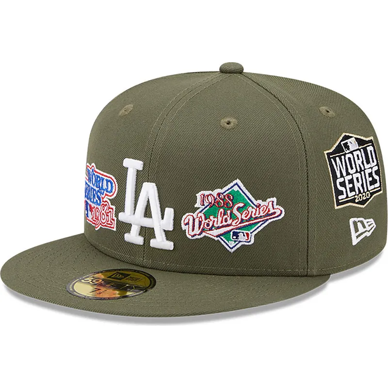 mutzen-flach-grun-angepasst-59fifty-world-series-der-los-angeles-dodgers-mlb-von-new-era mutzen-flach-grun-angepasst-59fifty-world-series-der-los-angeles-dodgers-mlb-von-new-era