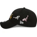 verstellbare-schwarze-9forty-kappe-mit-gebogenem-schirm-und-koi-fisch-motiv-von-new-york-yankees-mlb-von-new-era
