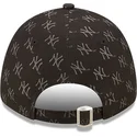 schwarze-verstellbare-curved-cap-9forty-monogram-der-new-york-yankees-mlb-von-new-era