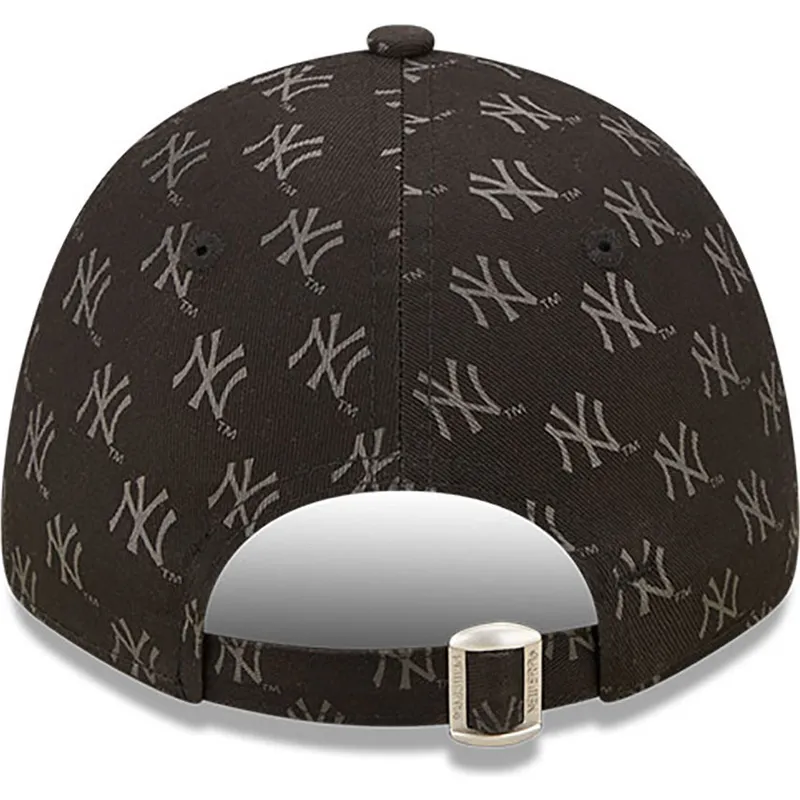schwarze-verstellbare-curved-cap-9forty-monogram-der-new-york-yankees-mlb-von-new-era