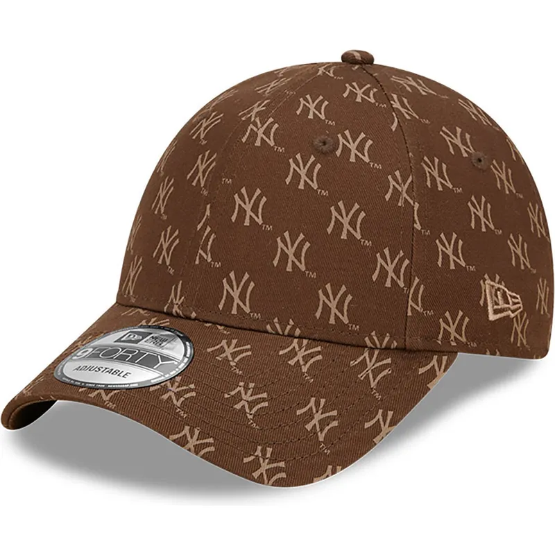mutzen-gebogen-braun-verstellbares-band-9forty-monogram-der-new-york-yankees-mlb-von-new-era mutzen-gebogen-braun-verstellbares-band-9forty-monogram-der-new-york-yankees-mlb-von-new-era