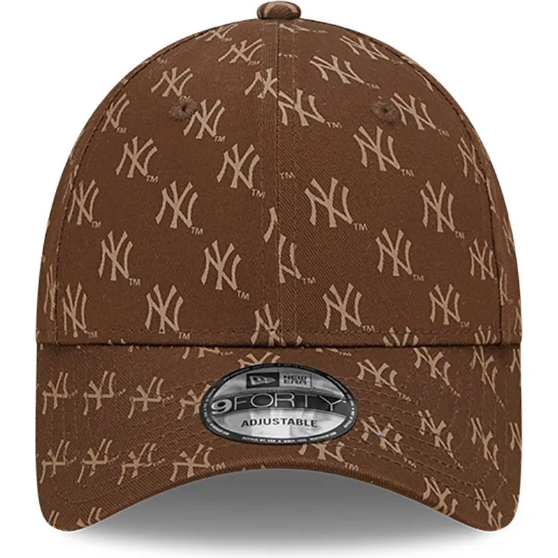 mutzen-gebogen-braun-verstellbares-band-9forty-monogram-der-new-york-yankees-mlb-von-new-era mutzen-gebogen-braun-verstellbares-band-9forty-monogram-der-new-york-yankees-mlb-von-new-era