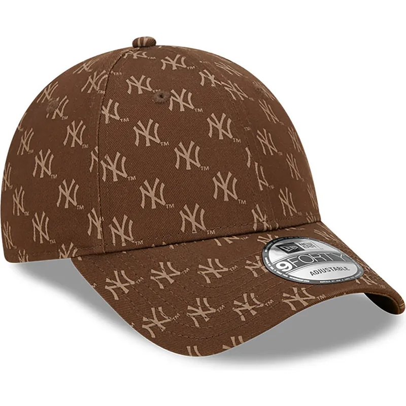 mutzen-gebogen-braun-verstellbares-band-9forty-monogram-der-new-york-yankees-mlb-von-new-era mutzen-gebogen-braun-verstellbares-band-9forty-monogram-der-new-york-yankees-mlb-von-new-era