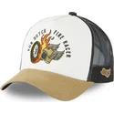 von-dutch-fire-racer-fir-beige-schwarz-und-braun-trucker-cap