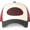 von-dutch-cla4-beige-rot-und-schwarz-trucker-kappe