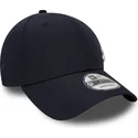 marineblaue-verstellbare-9forty-cap-mit-gebogenem-schirm-flawless-logo-der-new-york-yankees-mlb-von-new-era