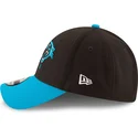 schwarze-und-blaue-verstellbare-curved-cap-9forty-the-league-der-carolina-panthers-nfl-von-new-era