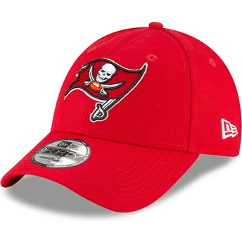 Rote verstellbare 9FORTY Curved Cap der Tampa Bay Buccaneers NFL von New Era