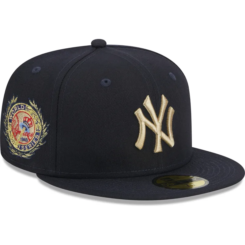 mutzen-flach-marineblau-angepasst-59fifty-laurel-sidepatch-der-new-york-yankees-mlb-von-new-era mutzen-flach-marineblau-angepasst-59fifty-laurel-sidepatch-der-new-york-yankees-mlb-von-new-era