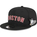 schwarze-flache-snapback-kappe-9fifty-post-up-pin-der-boston-red-sox-mlb-von-new-era