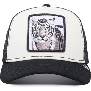schwarz-weisse-trucker-kappe-tiger-the-white-tiger-the-farm-von-goorin-bros
