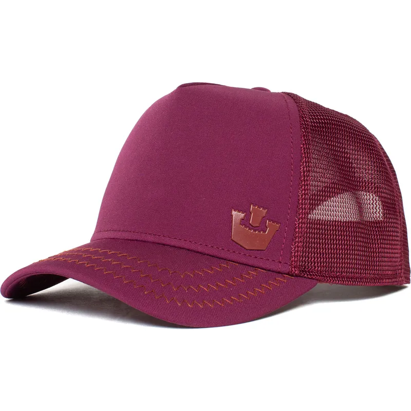 mutzen-gebogen-rot-snapback-the-farm-von-goorin-bros